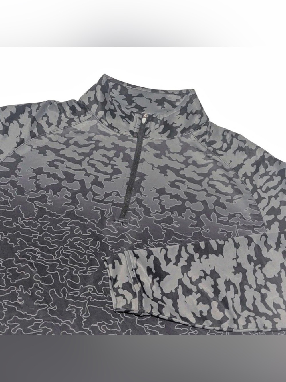 Peter Millar Men's Size M Crown Sport Perth Raglan Camo Performance Quarter Zip